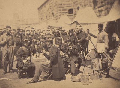 Duryea Zouaves, Mesa adiutanta Fort Schuyler, 18 maja 1861 r. autorstwa Stacy