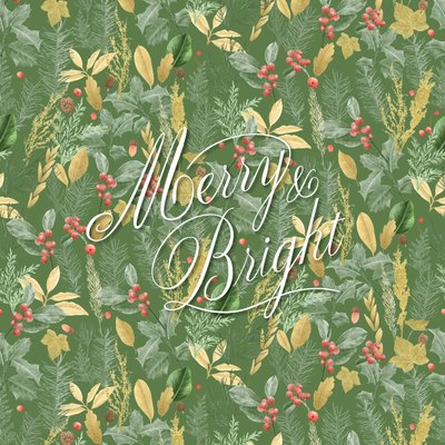 Merry & Bright, 2021 (ołówek grafitowy i cyfrowo) autorstwa Stacy Hsu