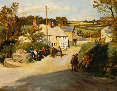 Kornwalijska wioska autorstwa Stanhope Alexander Forbes