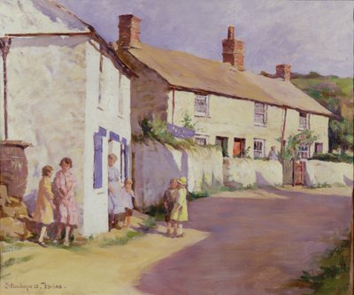 Scena wiejska, Newlyn autorstwa Stanhope Alexander Forbes