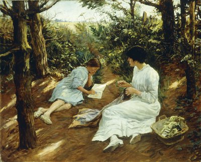 Wśród sosen autorstwa Stanhope Alexander Forbes