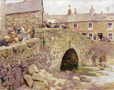 Na moście autorstwa Stanhope Alexander Forbes