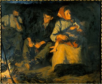 Wokół ogniska autorstwa Stanhope Alexander Forbes