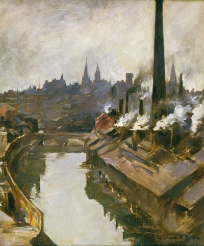 Sheffield: kominy rzeczne i dla palących autorstwa Stanhope Alexander Forbes