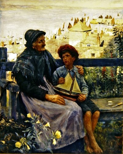 Syn morza (olej na płótnie) autorstwa Stanhope Alexander Forbes