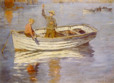 Młodzi Rybacy (olej) autorstwa Stanhope Alexander Forbes
