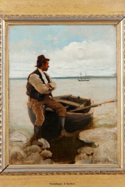 PRZEWOŹNIK PRZY PŁUKANIA autorstwa Stanhope Forbes