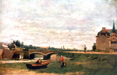 Widok wsi, ok. 1855-1892 autorstwa Stanislas Lepine
