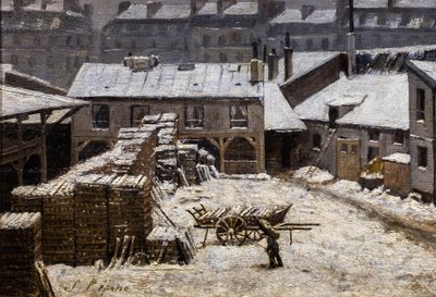 Śnieg w Paryżu autorstwa Stanislas Victor Edouard Lepine