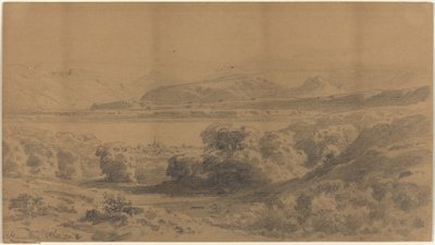 Panorama na Górskim Jeziorze autorstwa Stanislaus Graf von Kalckreuth