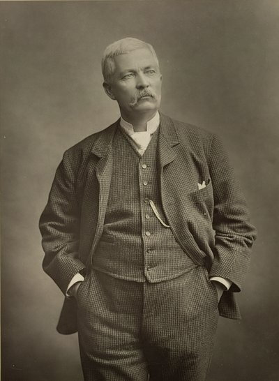 Sir Henry Morton Stanley (1841-1904), odkrywca, fotografia portretowa autorstwa Stanislaus Walery