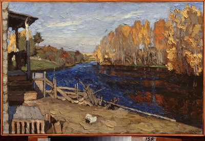 Jesień. Malarstwo Stanisława Julianowicza Żukowskiego (Żukowski) (1873-1944), olej na płótnie autorstwa Stanislav Joulianovitch Joukovski