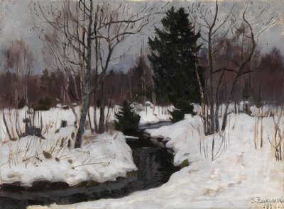 Wczesna wiosna 1926 autorstwa Stanislav Julianovic Zukovskij