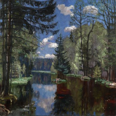 Jezioro Leśne, 1934 autorstwa Stanislav Julianovic Zukovskij