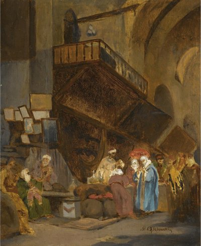 Bazar w Konstantynopolu autorstwa Stanislav Khlebovsky