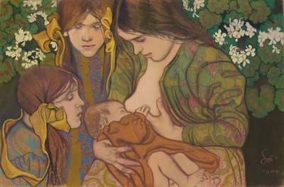 Macierzyństwo autorstwa Stanislaw Wyspianski