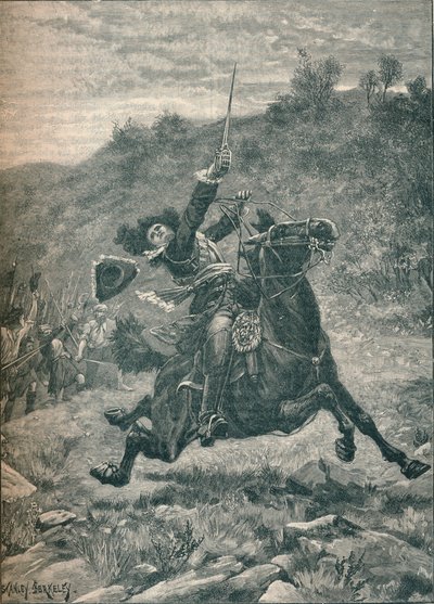 Ostatni szarża wicehrabiego Dundee w bitwie pod Killiecrankie, Szkocja, 1689 1905 autorstwa Stanley Berkeley