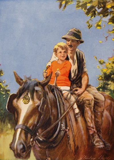 Przejażdżka na Dobbinie (kolorowa litografia) autorstwa Stanley Lloyd