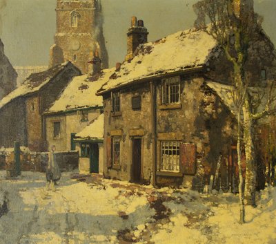 Village Street, Winter autorstwa Stanley Lloyd
