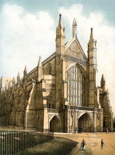 Katedra w Winchester, Hampshire, c1870 autorstwa Stannard and Son