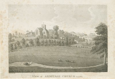Kościół Armitage: grawerowanie, bd [1762-1802] (druk) autorstwa Stebbing Shaw