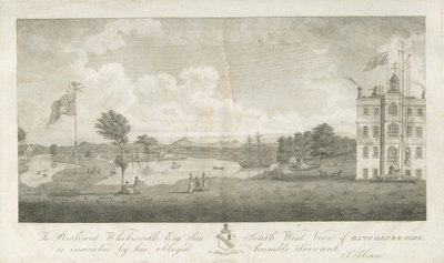 Batchacre Park House: grawerowanie autorstwa Stebbing Shaw
