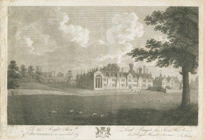 Sala Blithfield: grawerowanie i [XVIII wiek] autorstwa Stebbing Shaw
