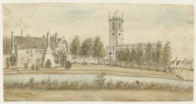 Opactwo Burton-upon-Trent: malarstwo akwarela i [ok. 1795] (malarstwo) autorstwa Stebbing Shaw