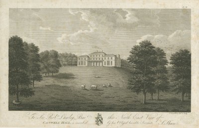 Canwell Hall: grawerowanie, 1797 autorstwa Stebbing Shaw