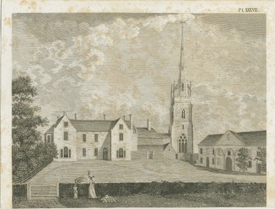 Kościół Clifton Campville: grawerowanie, bd [ok. 1790] autorstwa Stebbing Shaw