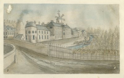 Etruria - Fabryka: malowanie akwarelą, bd [1762-1802] autorstwa Stebbing Shaw