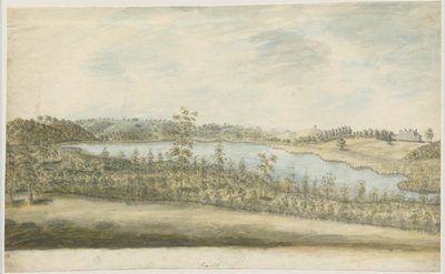 Forton - Aqualate Hall: malowanie akwarelą, bd [1762-1802] autorstwa Stebbing Shaw