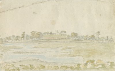 High Offley Church: malowanie akwarelą, bd [1762-1802] autorstwa Stebbing Shaw