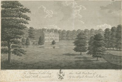 Lysways Hall: grawerowanie, nd [1762-1802] (druk) autorstwa Stebbing Shaw