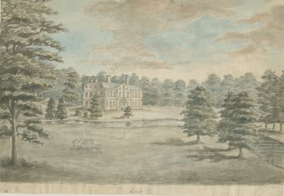Lysways Hall: malarstwo akwarelowe, bd [1762-1802] autorstwa Stebbing Shaw