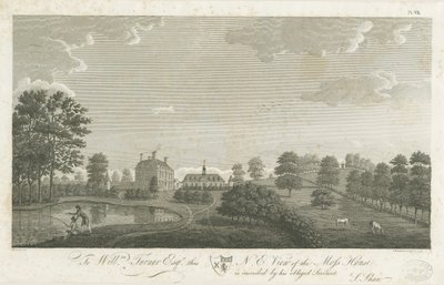 Moss House (Shenstone): grawerowanie autorstwa Stebbing Shaw