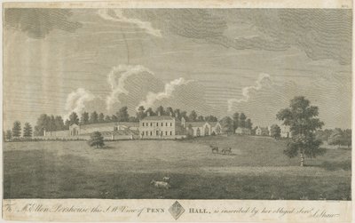 Penn Hall: grawerowanie i [koniec XVIII wieku] (druk) autorstwa Stebbing Shaw
