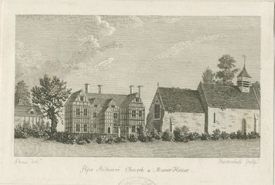 Fajkowy Kościół i Dwór: grawerowanie, bd [1762-1798] autorstwa Stebbing Shaw