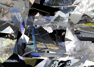 Geometryczny kolaż miejski autorstwa Stefan Fransson