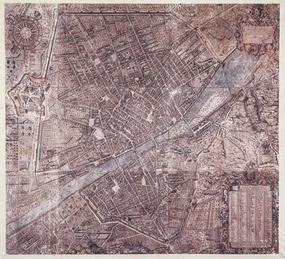 Mapa Florencji autorstwa Stefano Buonsignori