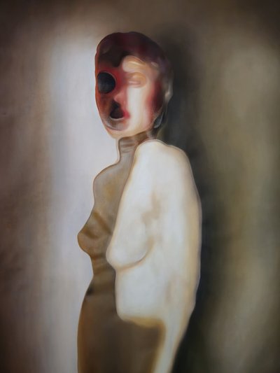 Surrealistyczna kobieca forma autorstwa Stefano Mazzolini