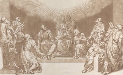 Zejście Ducha Świętego, 1760-90. autorstwa Stefano Mulinari