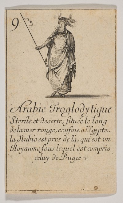 Arabia troglodytyczna, 1644. autorstwa Stefano della Bella