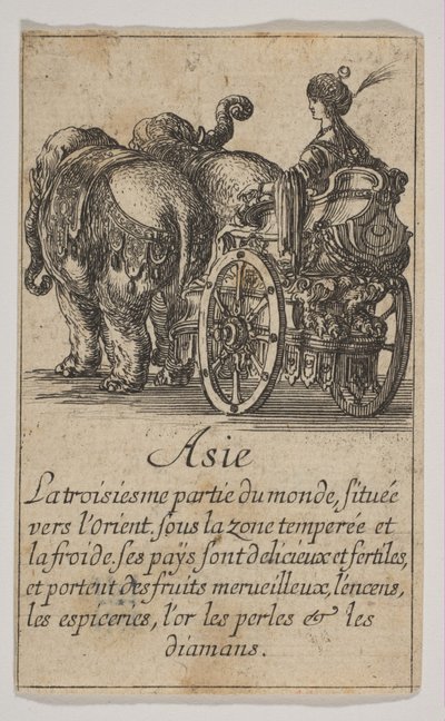Azja, 1644. autorstwa Stefano della Bella