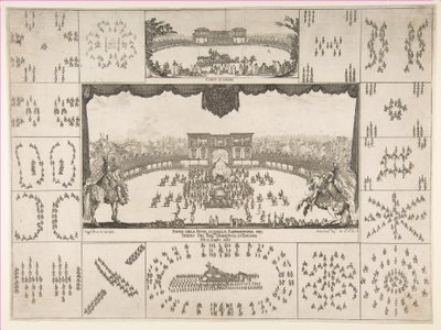 Karuzela we Florencji na Ślub Wielkiego Księcia Ferdynanda II, 1637. autorstwa Stefano della Bella
