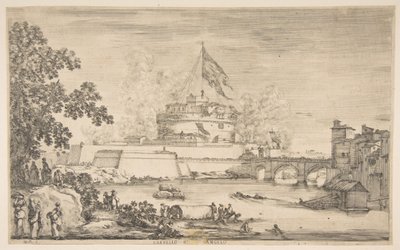 Castel Sant Angelo, ca. 1634. autorstwa Stefano della Bella