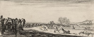 Prowadzenie armat autorstwa Stefano della Bella