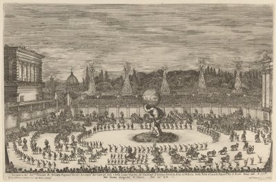 Wejście księcia Toskanii, 1661. autorstwa Stefano della Bella