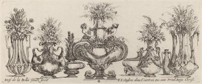 Fantastyczne wazy, prawdopodobnie 1646. autorstwa Stefano della Bella