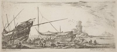 Widok na port autorstwa Stefano della Bella